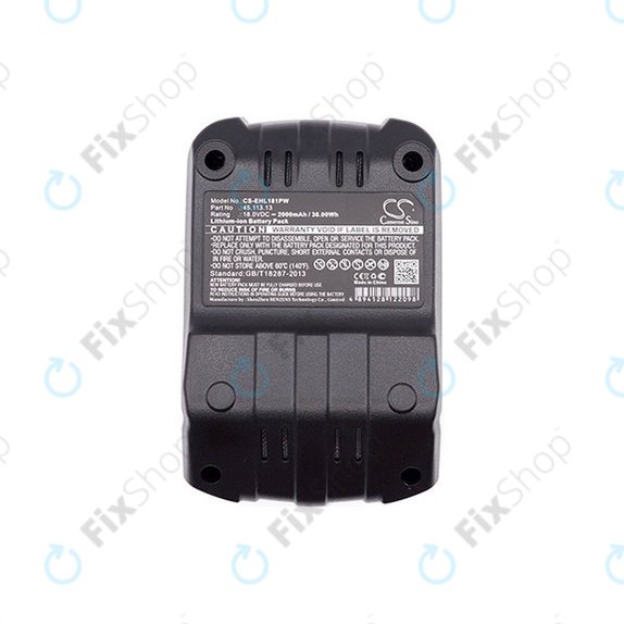 Bateria do Einhell RT-CD 18/1 Li, 2000mAh, Li-Ion, 18V, 45.113.13, HQ