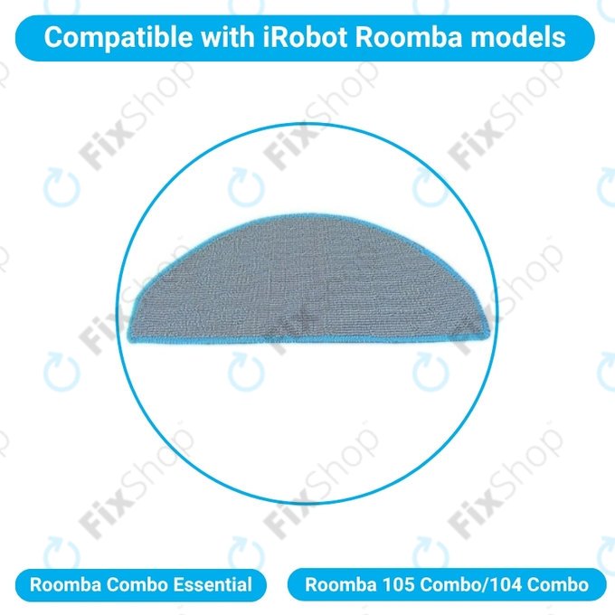 Ściereczka mopująca, 2 szt. do iRobot Roomba Combo Essential, Roomba 105 Combo, 104 Combo
