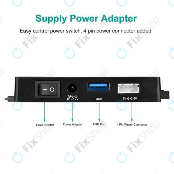 Adapter USB 3.0 na SATA / IDE do dysków HDD/SSD 2.5" i 3.5" oraz napędów optycznych