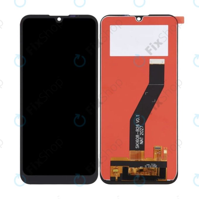 Wyświetlacz do Motorola Moto E6s, Ekran dotykowy bez ramki, TFT
