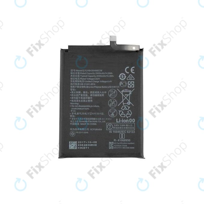 Bateria do Huawei Mate 10 Pro BLA-L29, P20 Pro, Mate 10, View 20, Mate 20, HB436486ECW, 4000mAh