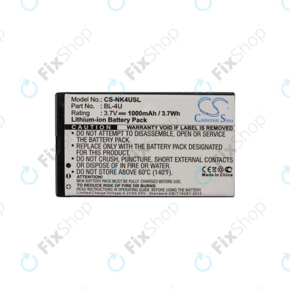 Bateria do Nokia 3120 Classic, BL-4U, 1000mAh, HQ