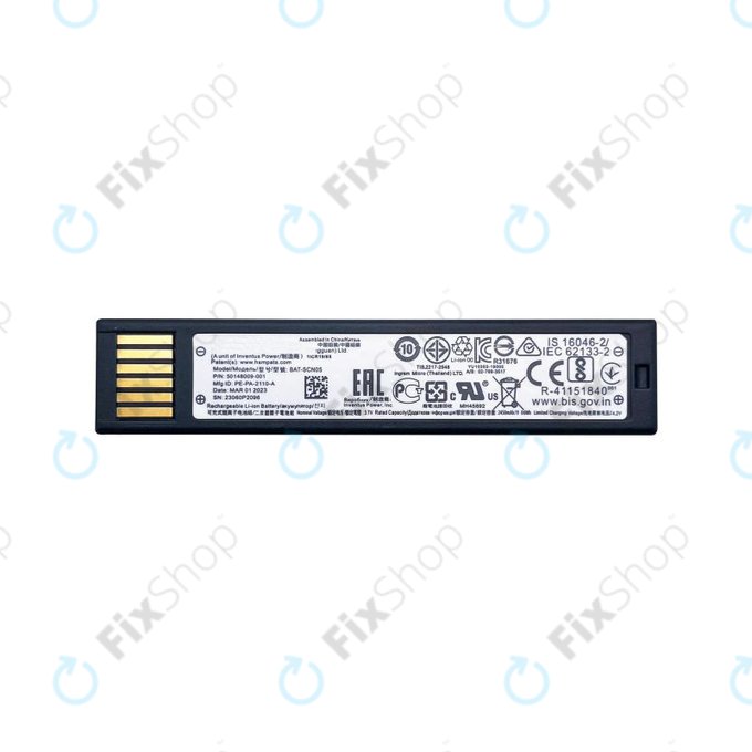 Bateria do Honeywell 1902, BAT-SCN05, 2400mAh