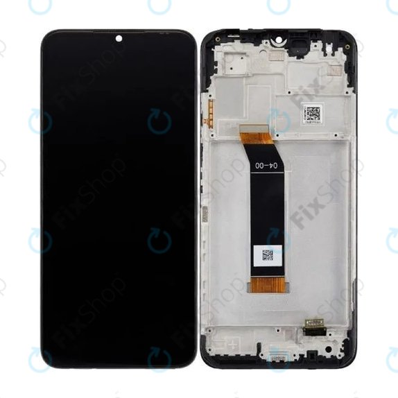 Wyświetlacz do Xiaomi Poco M4 5G 22041219PG, Ekran dotykowy z ramką, 560005L19P00, Power Black, Genuine Service Pack