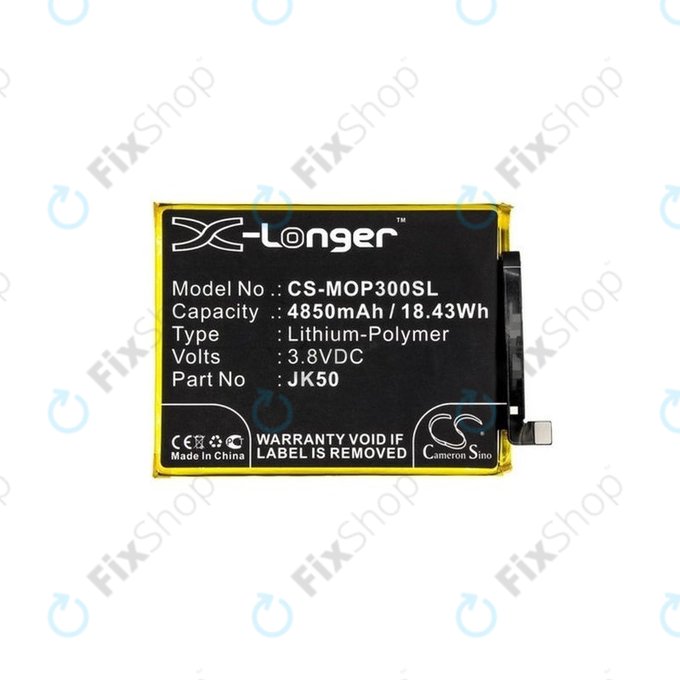 Bateria do Motorola Moto G7 Power, G8 Power Lite, G9 Play, G10, G20, G30, G50, G51, E7 Plus, E7, E7i Power, E30, E40, JK50, 4850mAh, HQ