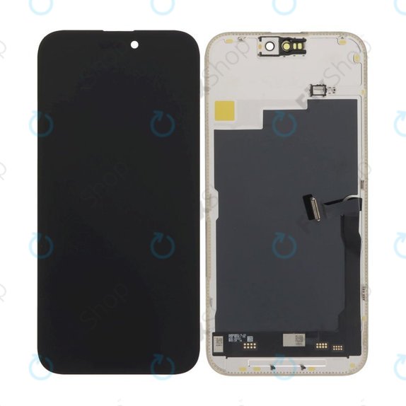 Wyświetlacz Soft OLED 120Hz dla iPhone 15 Pro Max, Ekran dotykowy z ramką, FixPremium