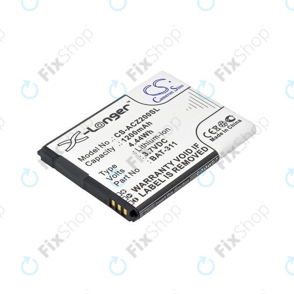 Bateria do Acer Liquid Z200, BAT-311, Li-ion, 3.7V, 1200mAh, HQ