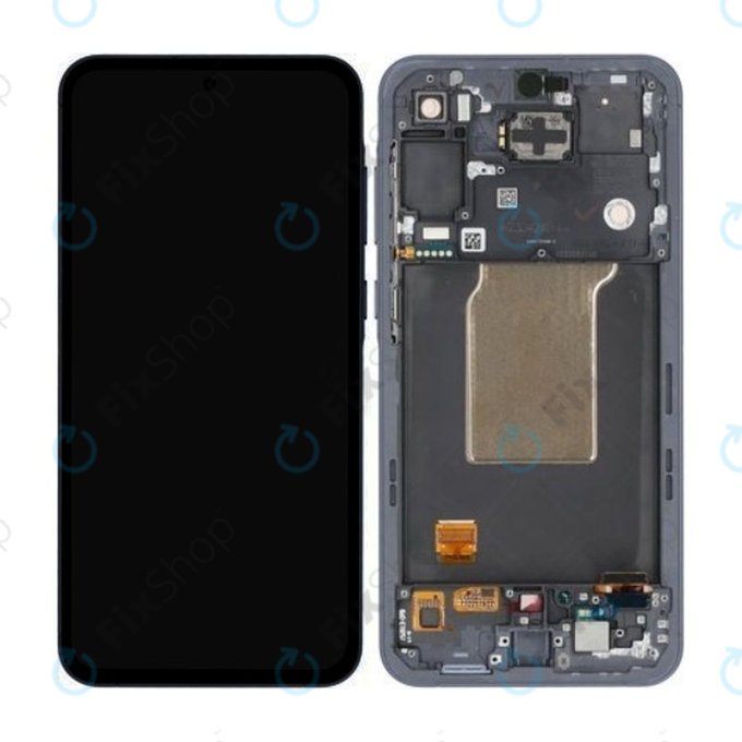 Wyświetlacz OLED do Samsung A55 A556B, Ekran dotykowy z ramką, Awesome Navy