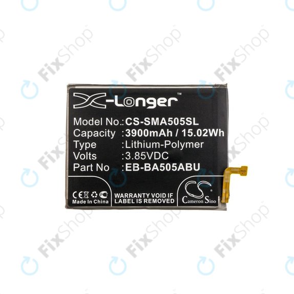 Bateria dla Samsung A20 A205F, 3900mAh, Li-Pol, 3.85 V, EB-BA505ABN, HQ