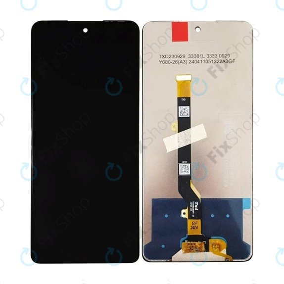 Wyświetlacz do Tecno Spark 20 Pro, Ekran dotykowy bez ramki, TFT