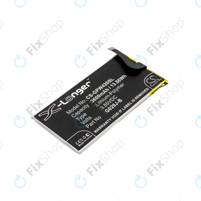 Bateria dla Google Pixel 4 XL, 3600mAh, Li-Pol, 3.85 V, G020J-B, HQ