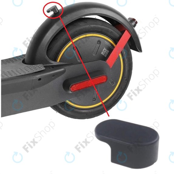 Uchwyt mechanizmu skladania tylnego blotnika do Ninebot Segway Max G30
