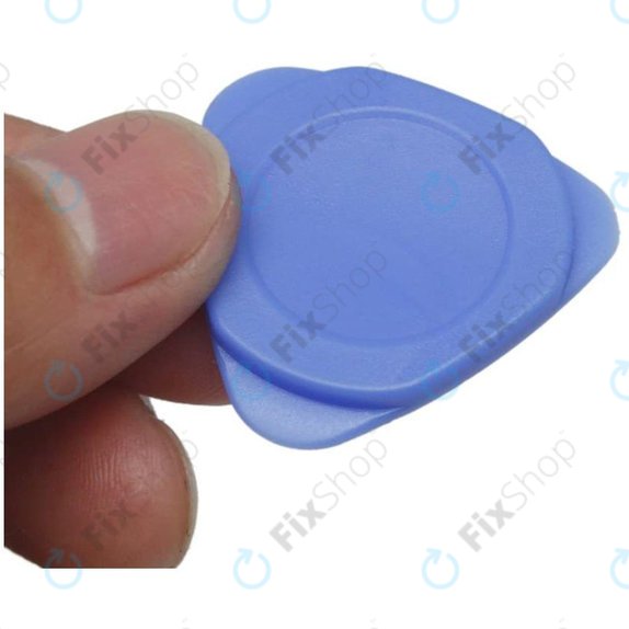Niebieska kostka gitarowa do demontażu, 0.71mm, Ścięte krawędzie, Kaisi