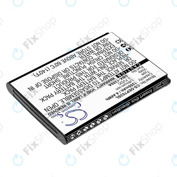 Bateria do Doro 7030, 7031, DFC-0270, 7080, 1200mAh, Li-Ion, 3.7V, DBX-1350A, HQ