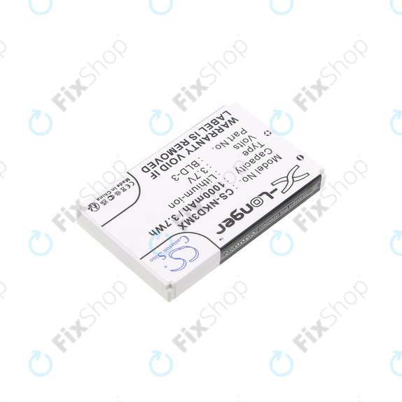 Bateria do Nokia 7250i, 6610, 6585, 6560, 6200, 6220, 1000mAh, Li-Ion, 3.7V, BLD-3, HQ