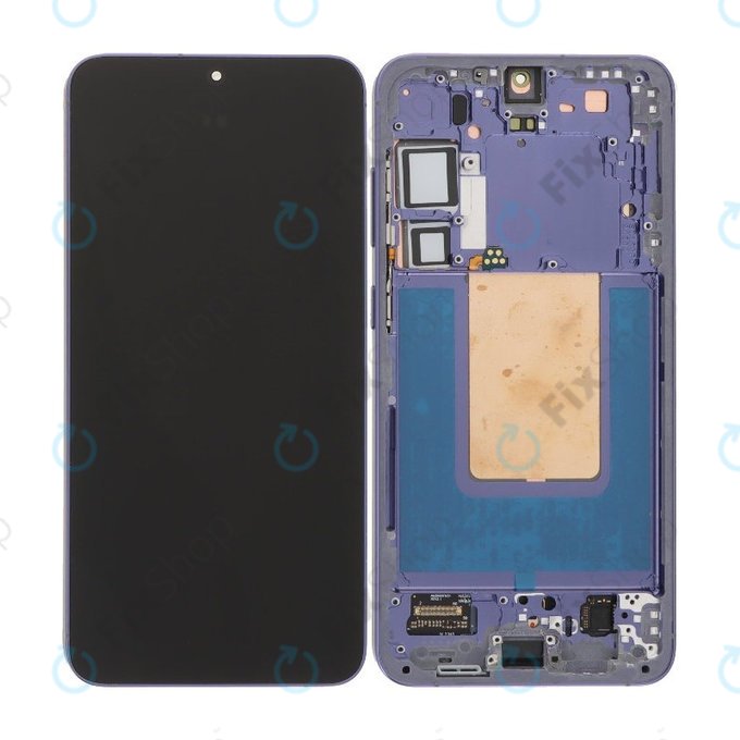 Wyświetlacz OLED dla Samsung S24 Plus S926B, Ekran dotykowy z ramką, Cobalt Violet