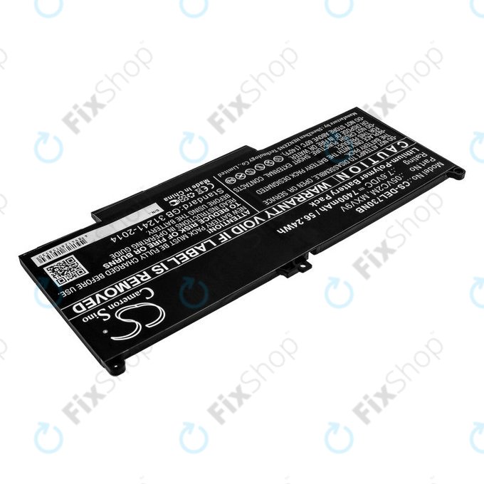 Bateria do Dell Latitude 13 7300, 14 7400, 7400mAh, Li-Pol, 7.6V, 05VC2M, HQ