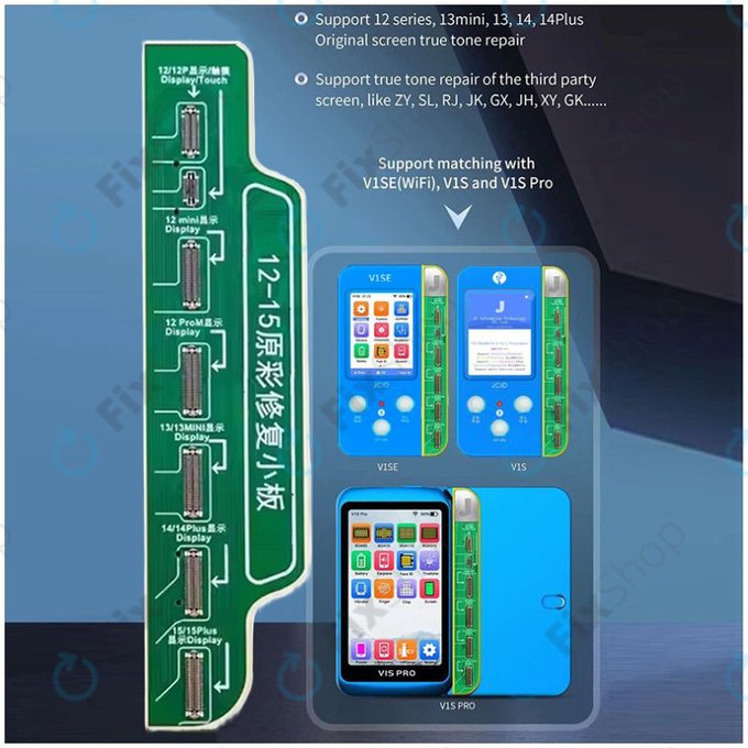 Płyta LCD do iPhone 12–serii, 13, 14, 14 Plus, 15–serii, najnowsza wersja 2023, JC V1S, V1SE