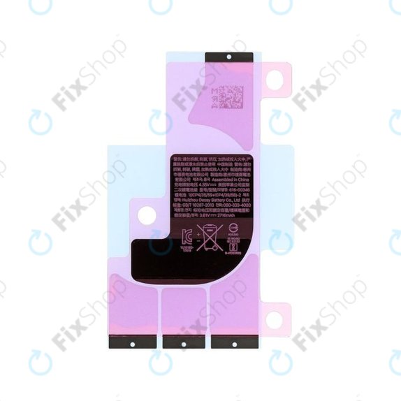 Tylna obudowa z malymi czesciami do iPhone X, Srebrny, Silver
