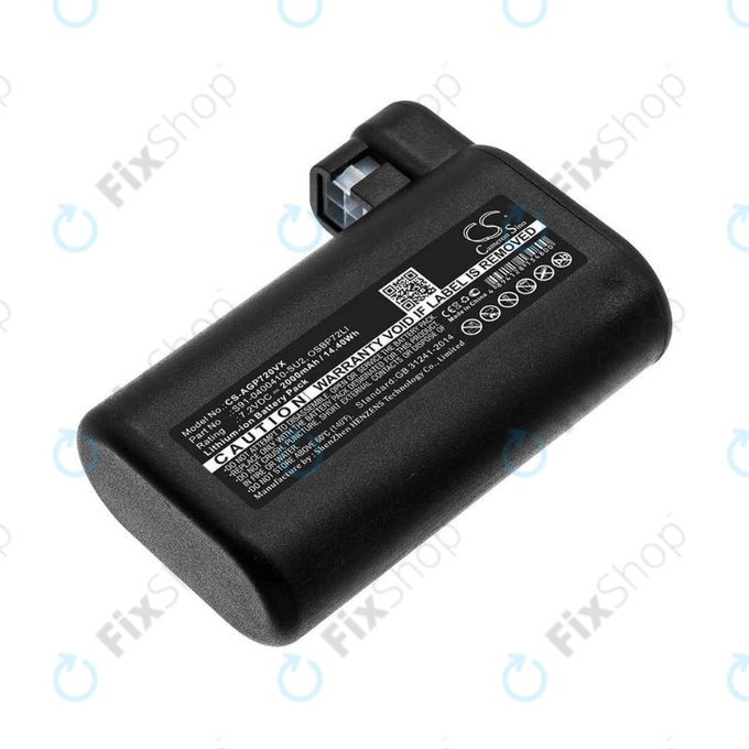 Bateria do AEG RX-seria, Electrolux E, P-seria, S91-0400410-SU2, OSBP72LI, OSBP72LI25, Li-Ion, 7,2V 2000mAh, HQ