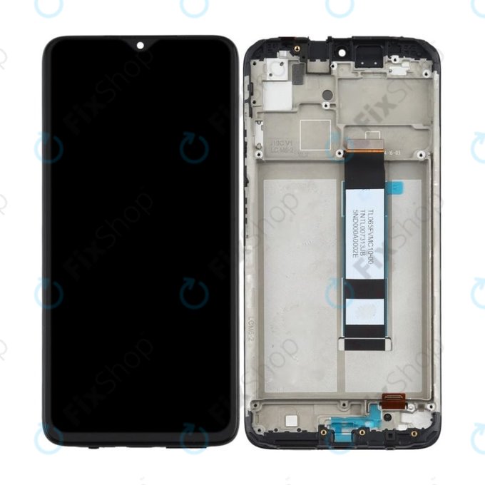 Wyświetlacz do Xiaomi Poco M3, Ekran dotykowy z ramką, TFT
