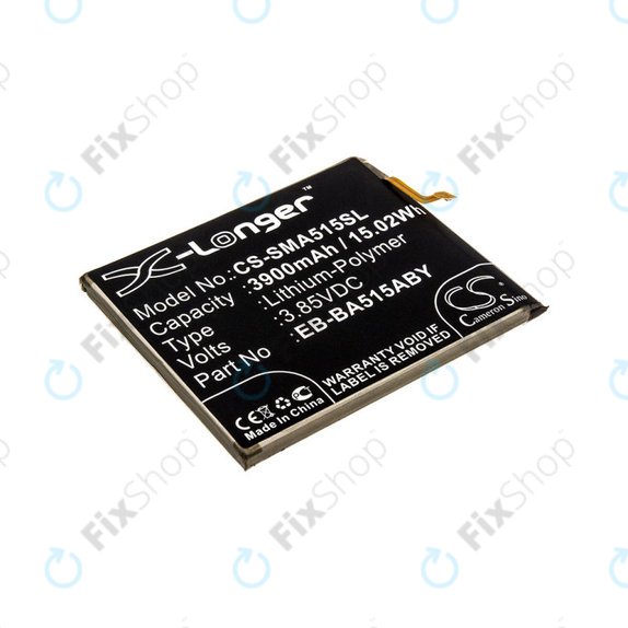 Bateria dla Samsung A51 A515F, 3900mAh, Li-Pol, 3.85 V, EB-BA515ABY, HQ
