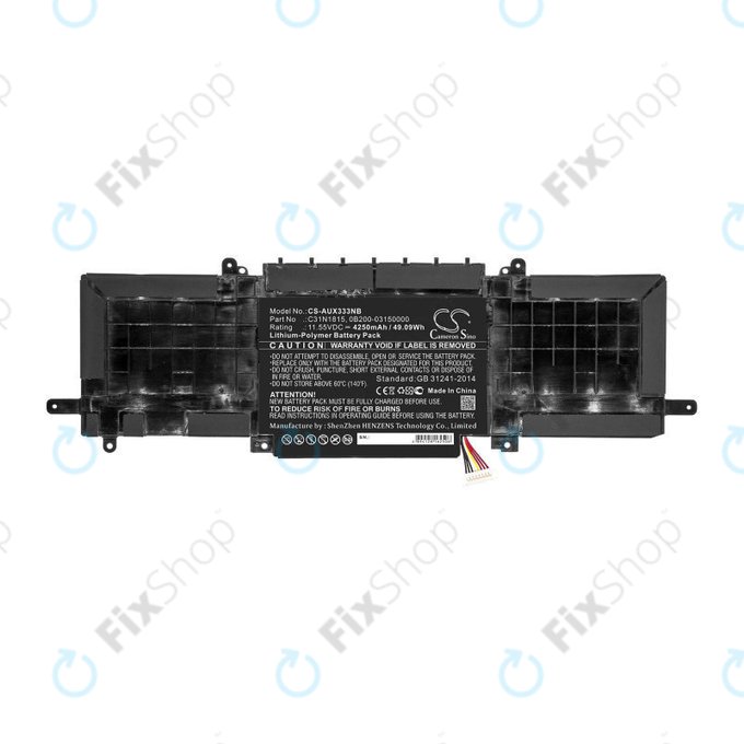 Bateria do Asus Zenbook UX333FN, Zenbook UX333FA, 4250mAh, Li-Pol, 11.55V, C31N1815, HQ