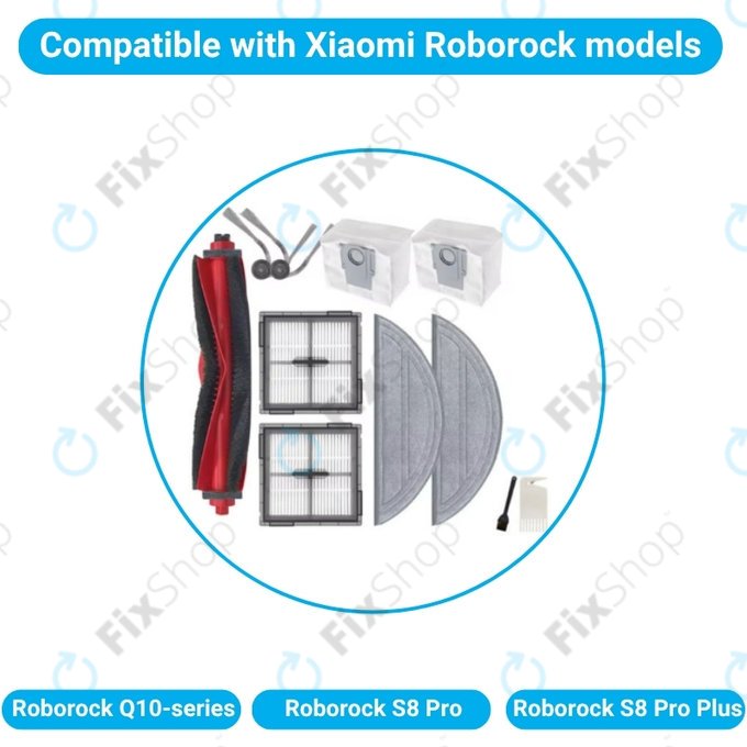 Kompletny zestaw do Xiaomi Roborock Q10-series, S8 Pro, S8 Pro Plus