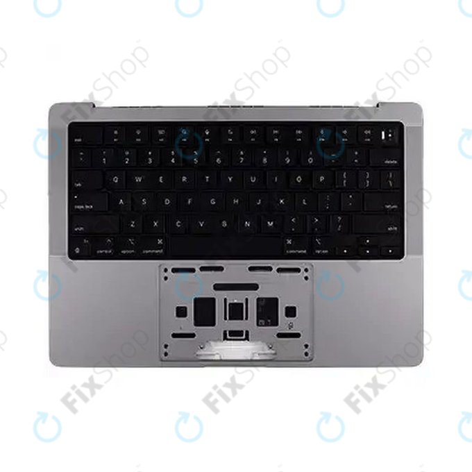 Górna rama klawiatury do MacBook Pro 14", A3112 (2024), z klawiaturą US i baterią, Space Black, 661-42518, Genuine Apple