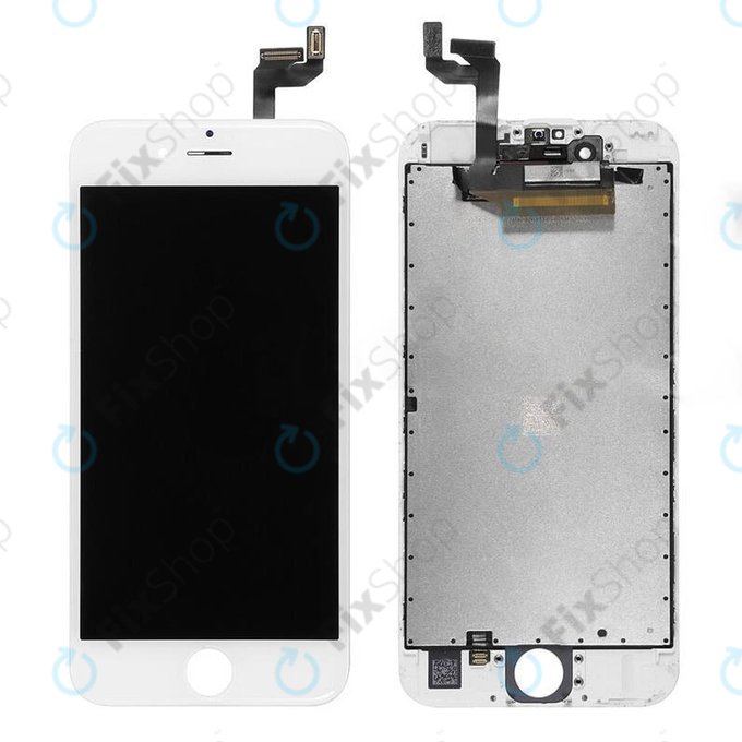 Wyświetlacz dla iPhone 6S, White, Ekran dotykowy z ramką