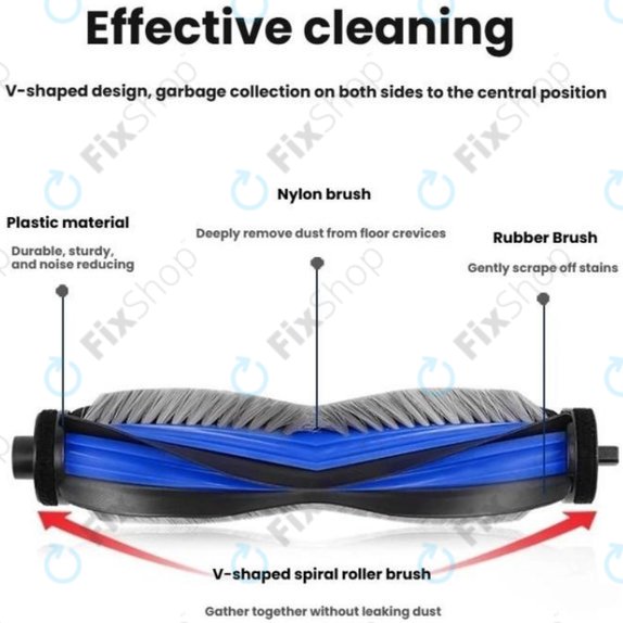 Główna szczotka do Ecovacs Deebot T50 Omni, T50 Pro Omni, T50 Max, T50 Max Pro Omni, T80 Omni