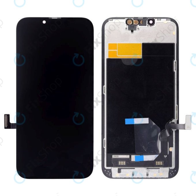 Wyświetlacz Hard OLED dla iPhone 13, Ekran dotykowy z ramką, FixPremium