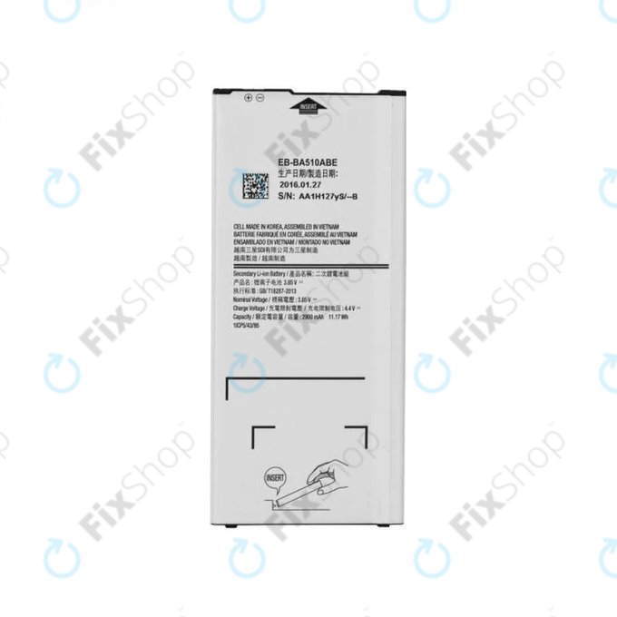 Bateria do Samsung A5 A510F (2016), EB-BA510ABE, 2900mAh