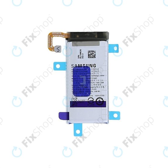 Bateria do Samsung Z Flip 5 F731B, EB-BF731ABY, 1000mAh, GH82-31700A, Genuine Service Pack