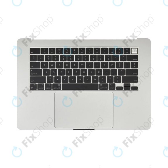 Górna rama klawiatury do MacBook Air 15", A3114 (2024), z klawiaturą US i baterią, Silver, 661-40267, Genuine Apple