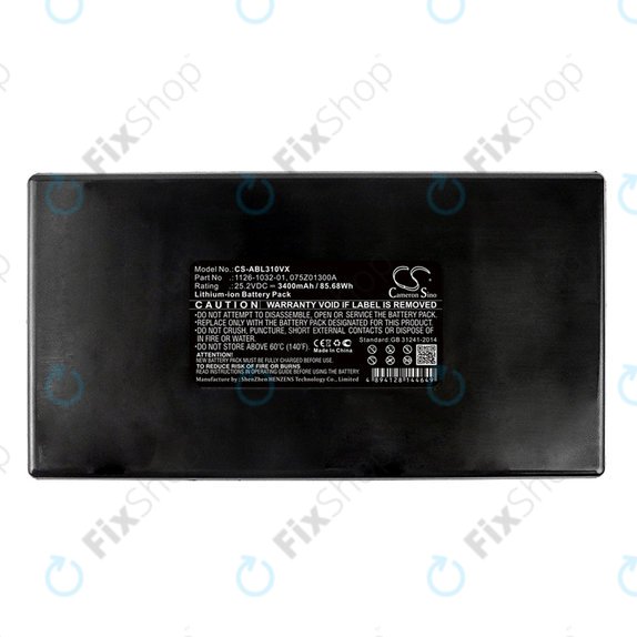 Bateria do Stiga Autoclip 125, AutoClip M7, Ambrogio L85 Evolution, 3400mAh, Li-Ion, 25.2V, 1126-1032-01, HQ