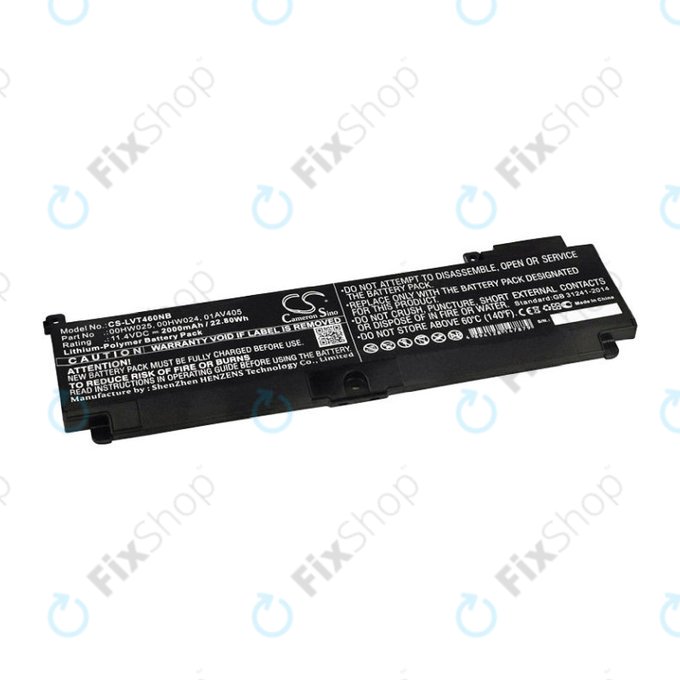 Bateria do Lenovo ThinkPad T460S, T470S, 2000mAh, Li-Pol, 11.4V, 00HW025, HQ