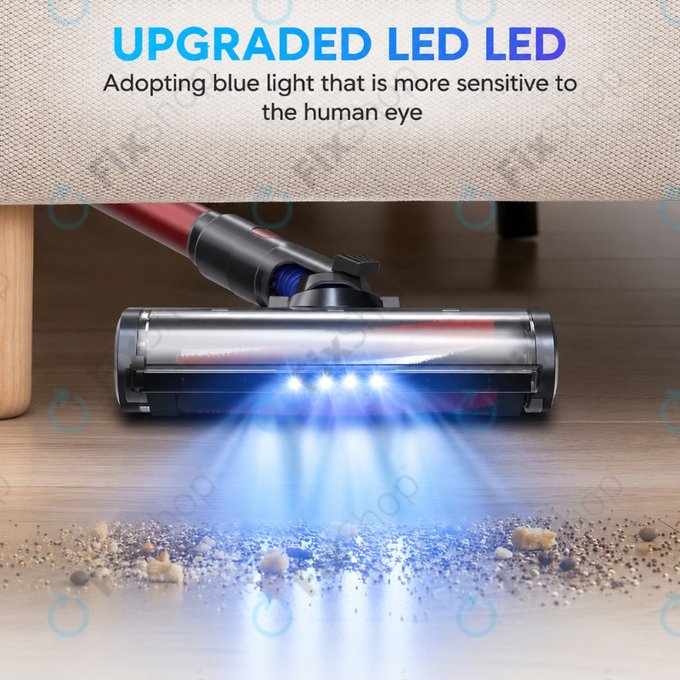 Glowica podlogowa z oswietleniem LED do Dyson V-series, Outsize
