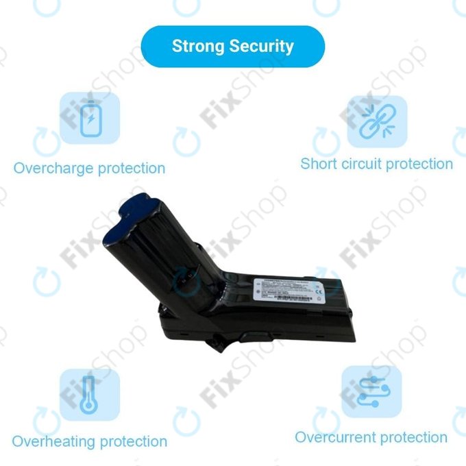 Bateria do Philips SpeedPro Max, SpeedPro Max Aqua, 8000-seria, 18650HE2, Li-Ion, 25,2V 2400mAh