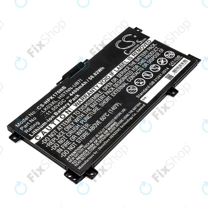 Bateria do HP Pavilion X360 15-CR0001NM, 4400mAh, Li-Ion, 11.55V, LK03XL, HQ