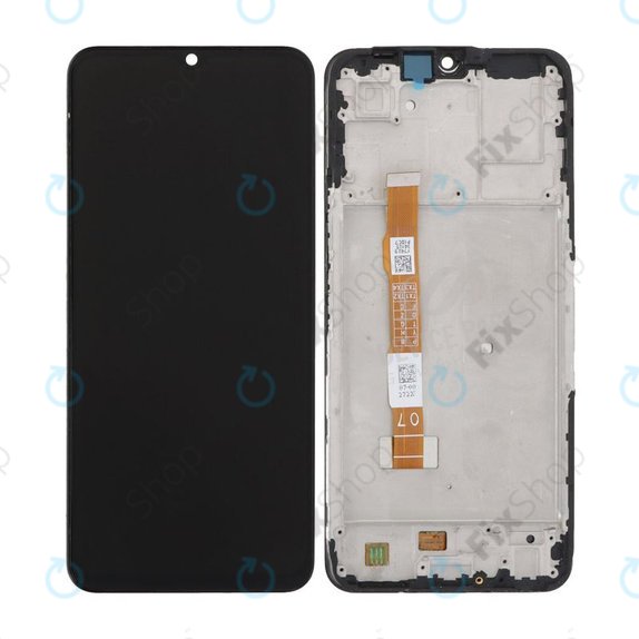 Wyświetlacz do Vivo Y55, Ekran dotykowy z ramką, Starlight Black, TFT