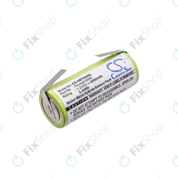 Bateria do Oral-B Triumph 4000, 2000mAh, Ni-MH, 1.2V, 3761, HQ
