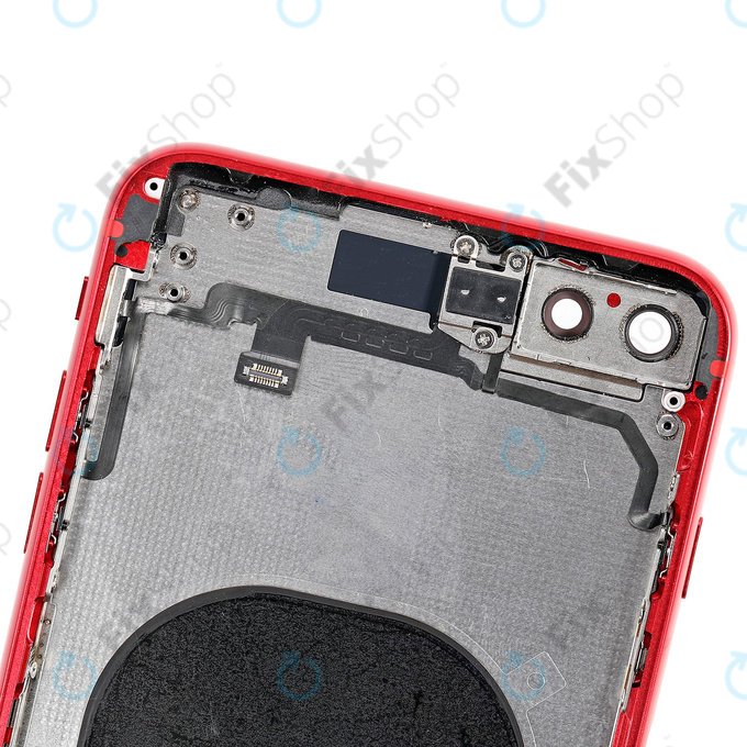 Tylna obudowa z malymi czesciami do iPhone 8 Plus, Czerwony, Red