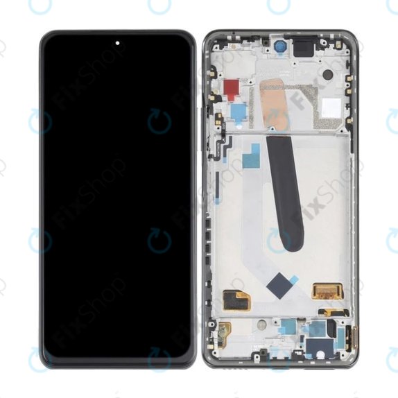 Wyświetlacz OLED do Xiaomi Mi 11i, Ekran dotykowy z ramką, Cosmic Black