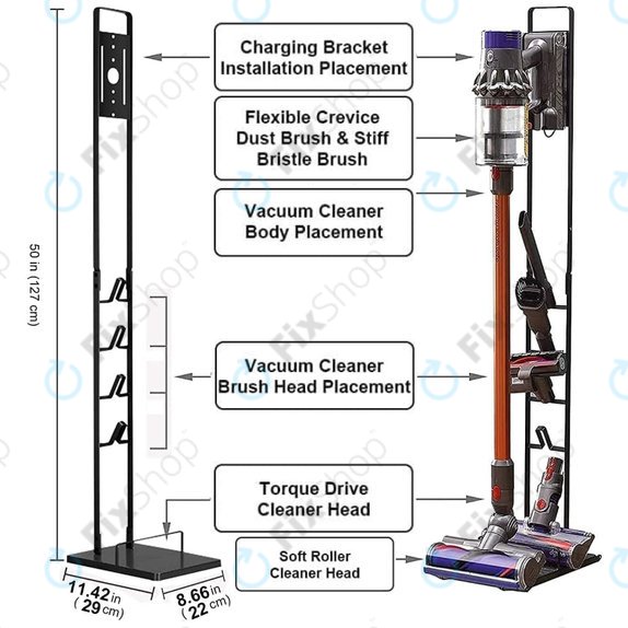 Stojak do Dyson V-series, Outsize, Gen5detect, DC-series