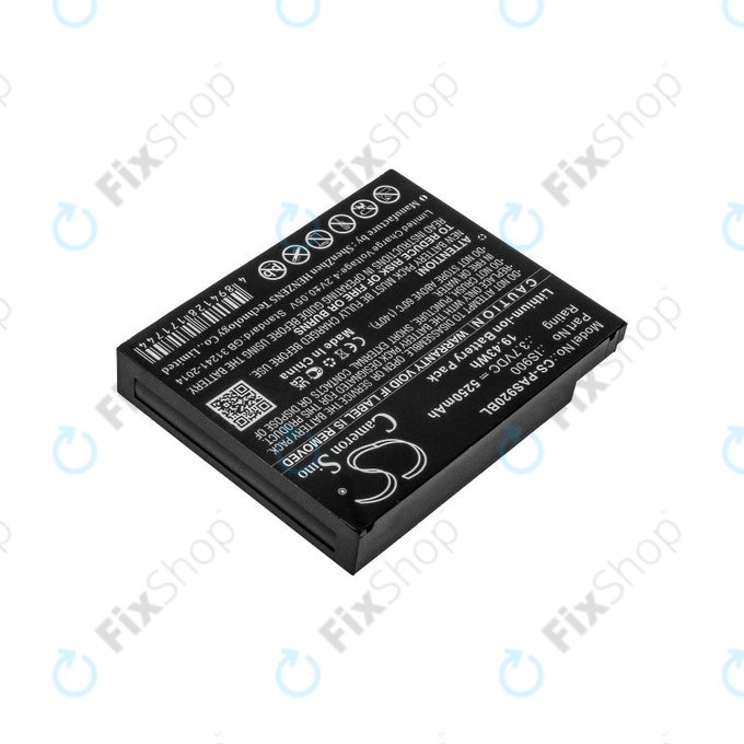 Bateria do Pax A920, A920c, 5250mAh, Li-Ion, 3.7V, IS900, HQ