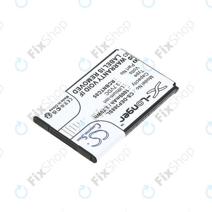 Bateria do Doro Primo 368, 1000mAh, Li-Ion, 3.7V, RCBNTC05, HQ