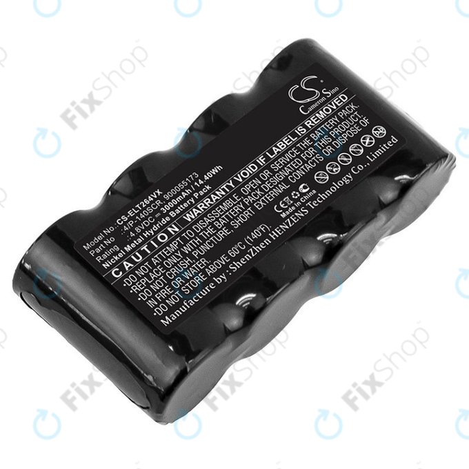 Bateria do Electrolux Spirit Wet and Dry, ZB264x, 4/P-140SCR, 900055173, Ni-MH, 4,8V 3000mAh, HQ