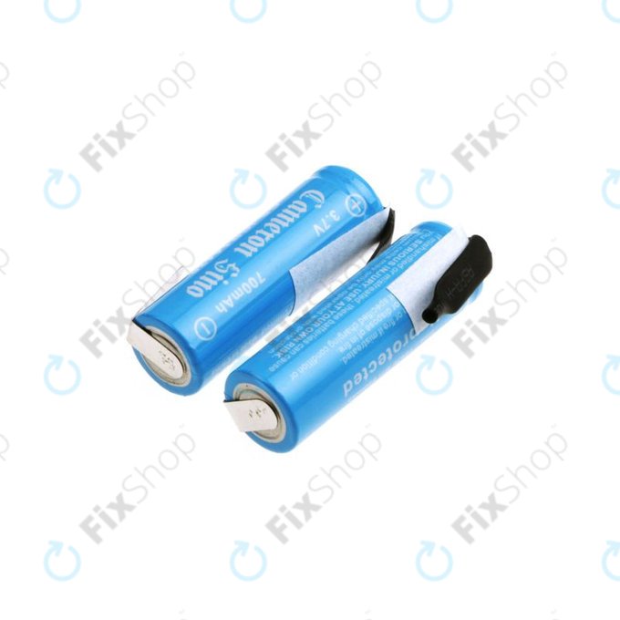 Bateria 14430 z płytkami montażowymi, 650mAh, Li-Ion, 3.7V, HQ