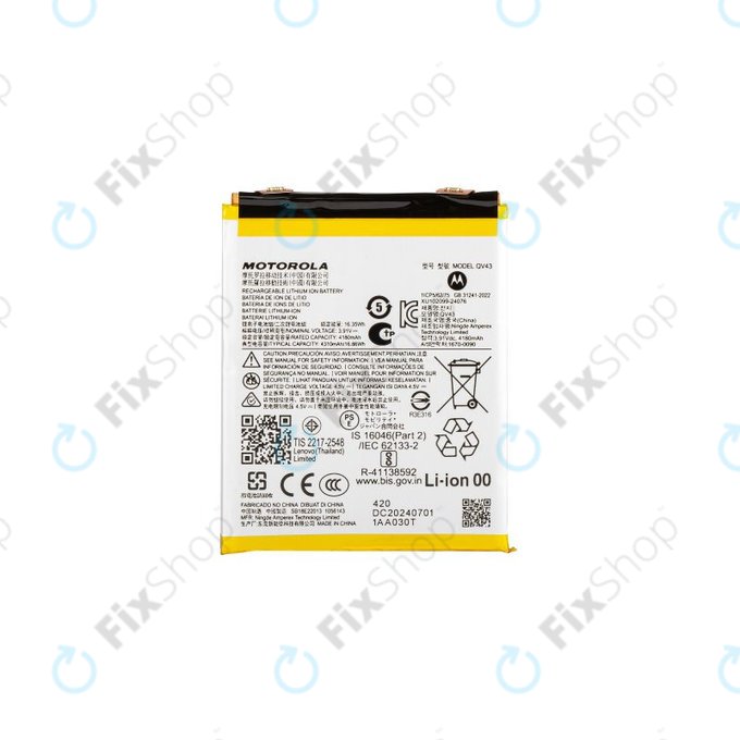 Bateria do Motorola Edge 50 Neo, ThinkPhone 2025, QV43, 4300mAh, SB18E23273, Genuine Service Pack